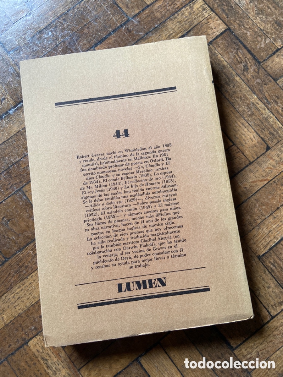 Libros de segunda mano: Cien poemas - Robert Graves - Lumen (1981) - Foto 5
