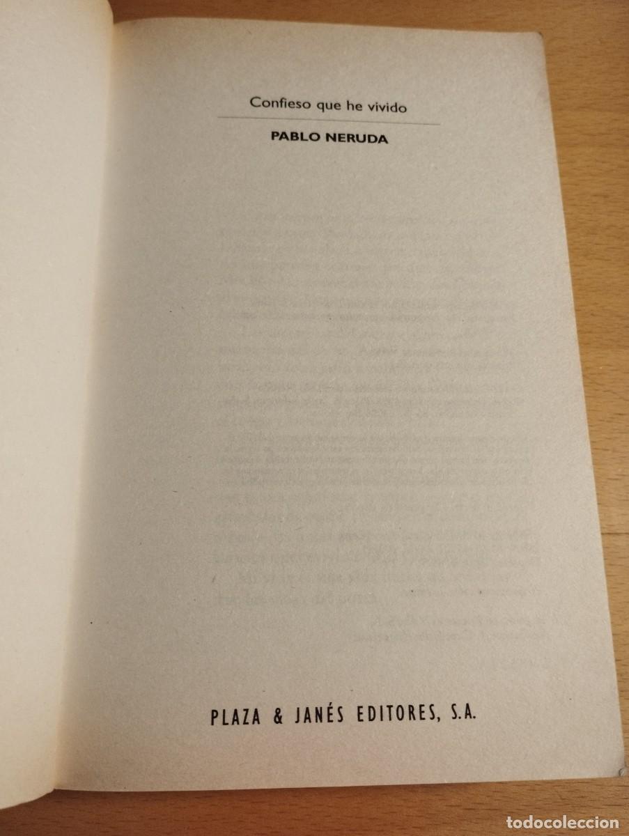 Libros de segunda mano: CONFIESO QUE HE VIVIDO (PABLO NERUDA) - Foto 2