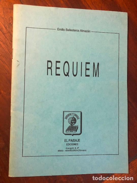 Libros de segunda mano: REQUIEM 1992 EMILIO BALLESTEROS ALMAZAN, Coleccion POPULAR n&ordm; 13 poesia