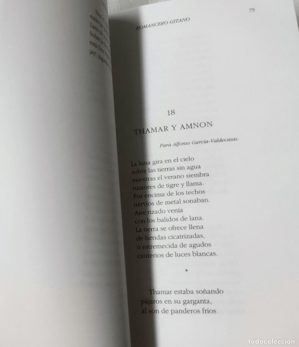 Libros de segunda mano: Federico Garc&iacute;a Lorca, Romancero gitano, &Oacute;ptima, Barcelona, 2000 - Foto 5