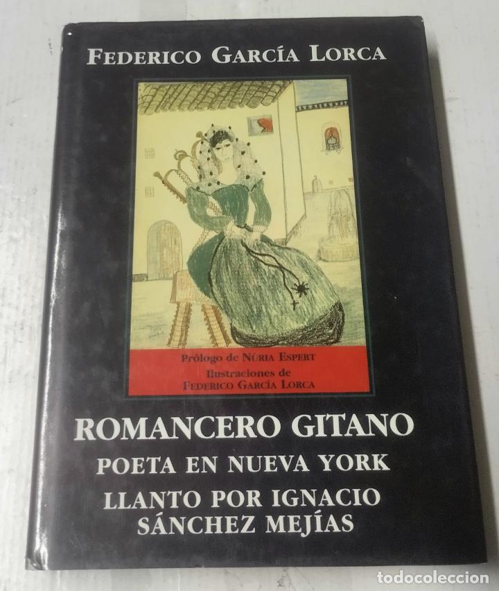 Libros de segunda mano: Federico Garc&iacute;a Lorca, Romancero gitano, &Oacute;ptima, Barcelona, 2000 - Foto 1