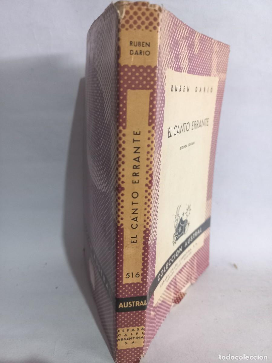 Libros de segunda mano: Rub&eacute;n Dar&iacute;o - El Canto Errante - 1948 - Foto 2