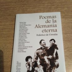 Libros de segunda mano: POEMAS DE LA ALEMANIA ETERNA - FEDERICO DE URRUTIA -