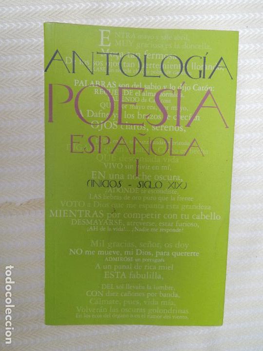 Gebrauchte B&uuml;cher: ANTOLOGIA POESIA ESPA&Ntilde;OLA I - INICIOS -SIGLO XIX- -2006