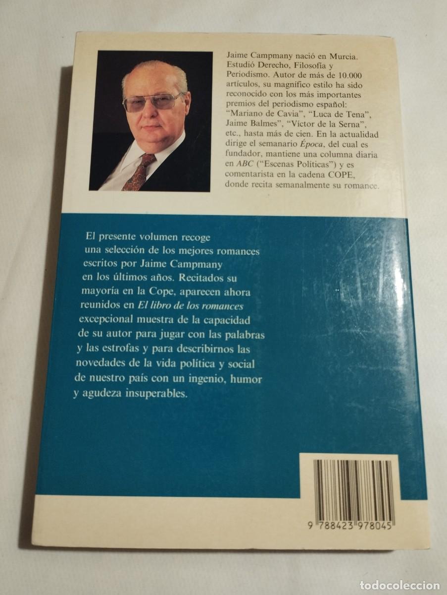 Libros de segunda mano: EL LIBRO DE LOS ROMANCES (JAIME CAMPMANY) - Foto 5