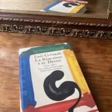 Libros de segunda mano: LUIS CERNUDA. LA REALIDAD Y EL DESEO (1924-1962). POESIA. DIBUJOS F. AMAT. ED- CÍRCULO 2002.. Lote 380738349