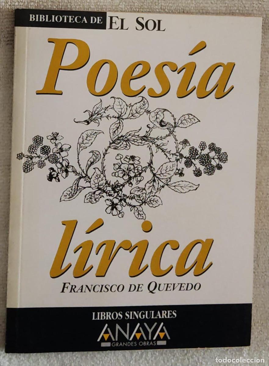 Libros de segunda mano: POES&Iacute;A L&Iacute;RICA. - Foto 1