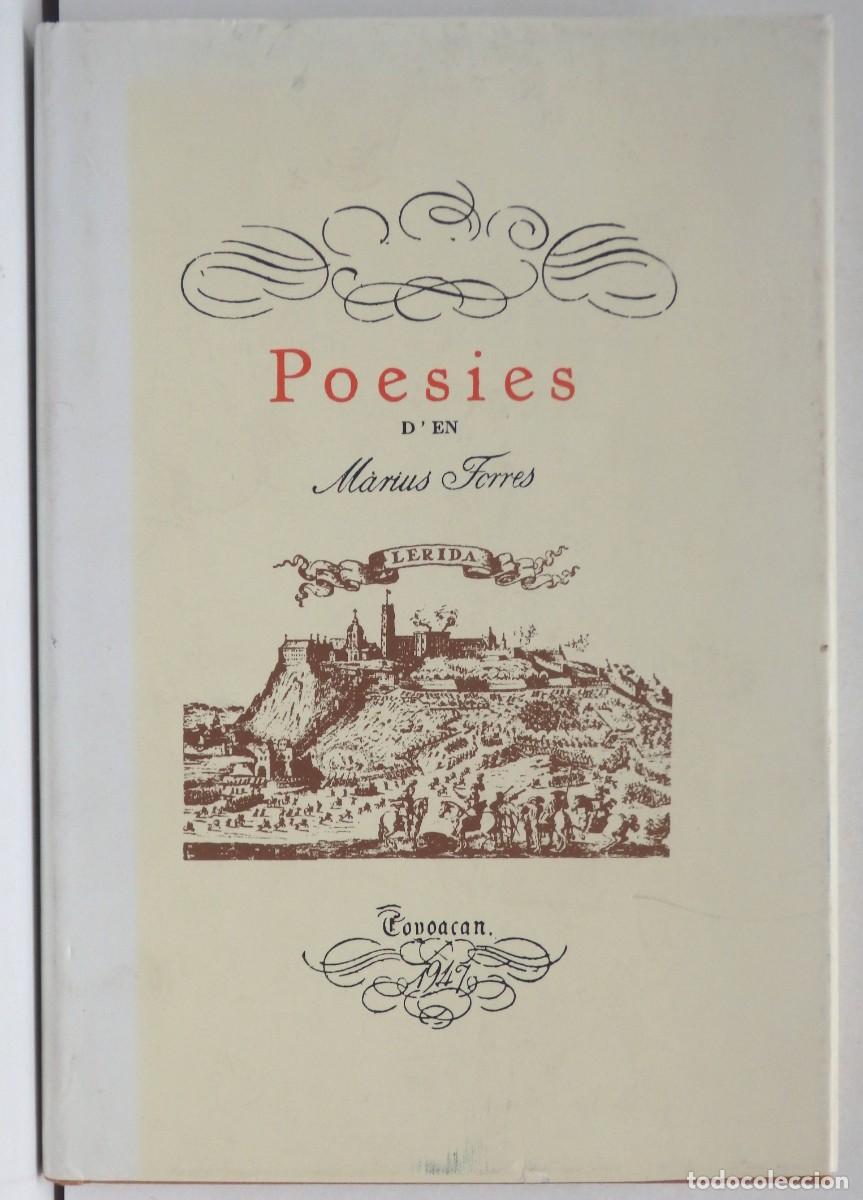 Libros de segunda mano: M&agrave;rius TORRES, Poesies. - Foto 1