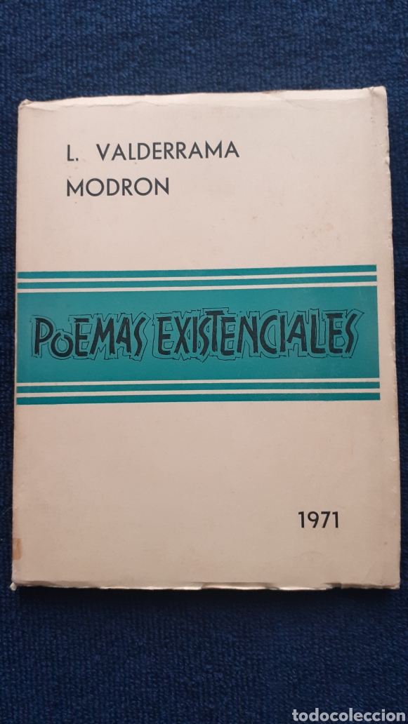 Libri di seconda mano: Poemas existenciales - L. VALDERRAMA MODR&Oacute;N