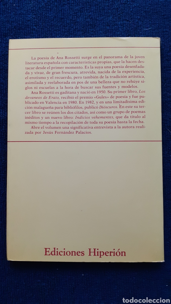 Libros de segunda mano: INDICIOS VEHEMENTES - ANA ROSSETTI - Foto 2