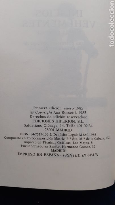 Libros de segunda mano: INDICIOS VEHEMENTES - ANA ROSSETTI - Foto 3