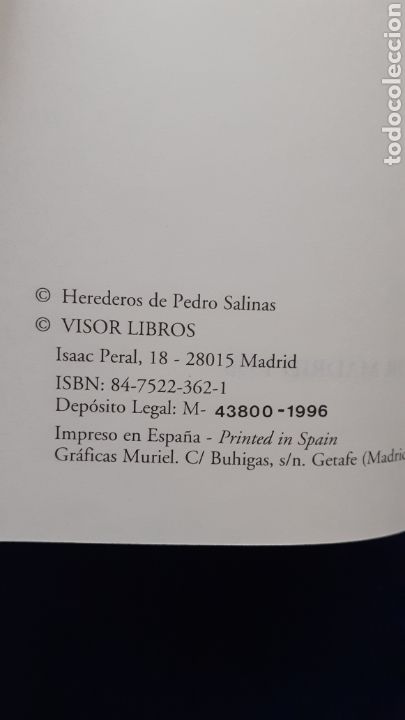 Libros de segunda mano: Antolog&iacute;a personal - Pedro Salinas - Foto 3