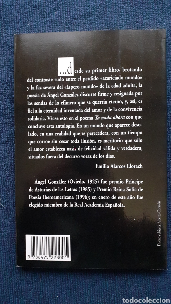 Libros de segunda mano: Angel Gonz&aacute;lez. A todo amor - Foto 2