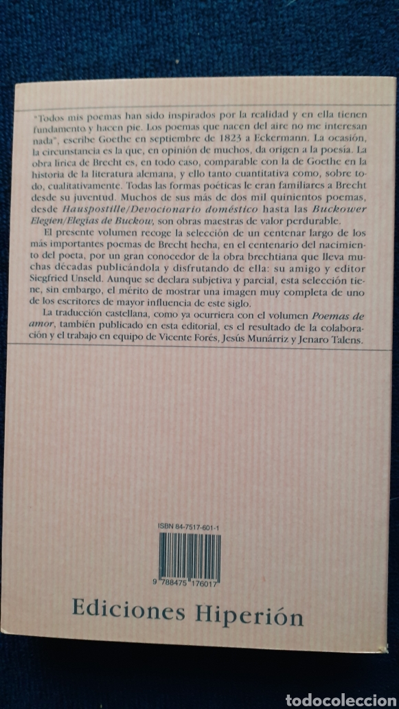 Libros de segunda mano: M&Aacute;S DE CIEN POEMAS (B. BRECHT) - Foto 2