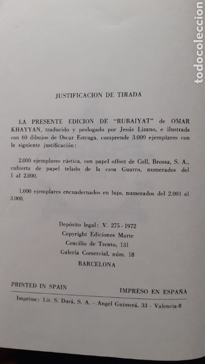 Libros de segunda mano: RUBAIYAT. - KHEYY&Aacute;N, OMAR. - Foto 3