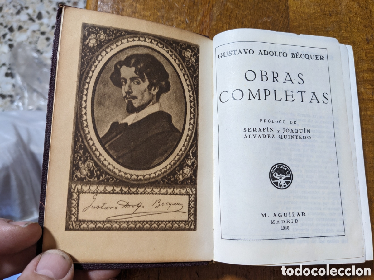 Libros de segunda mano: BECKER. OBRAS COMPLETAS. Aguilar 1940 - Foto 3