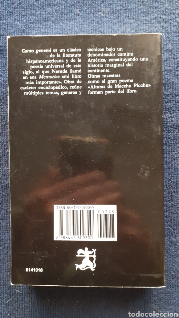 Libros de segunda mano: PABLO NERUDA: CANTO GENERAL (C&Aacute;TEDRA) - Foto 2