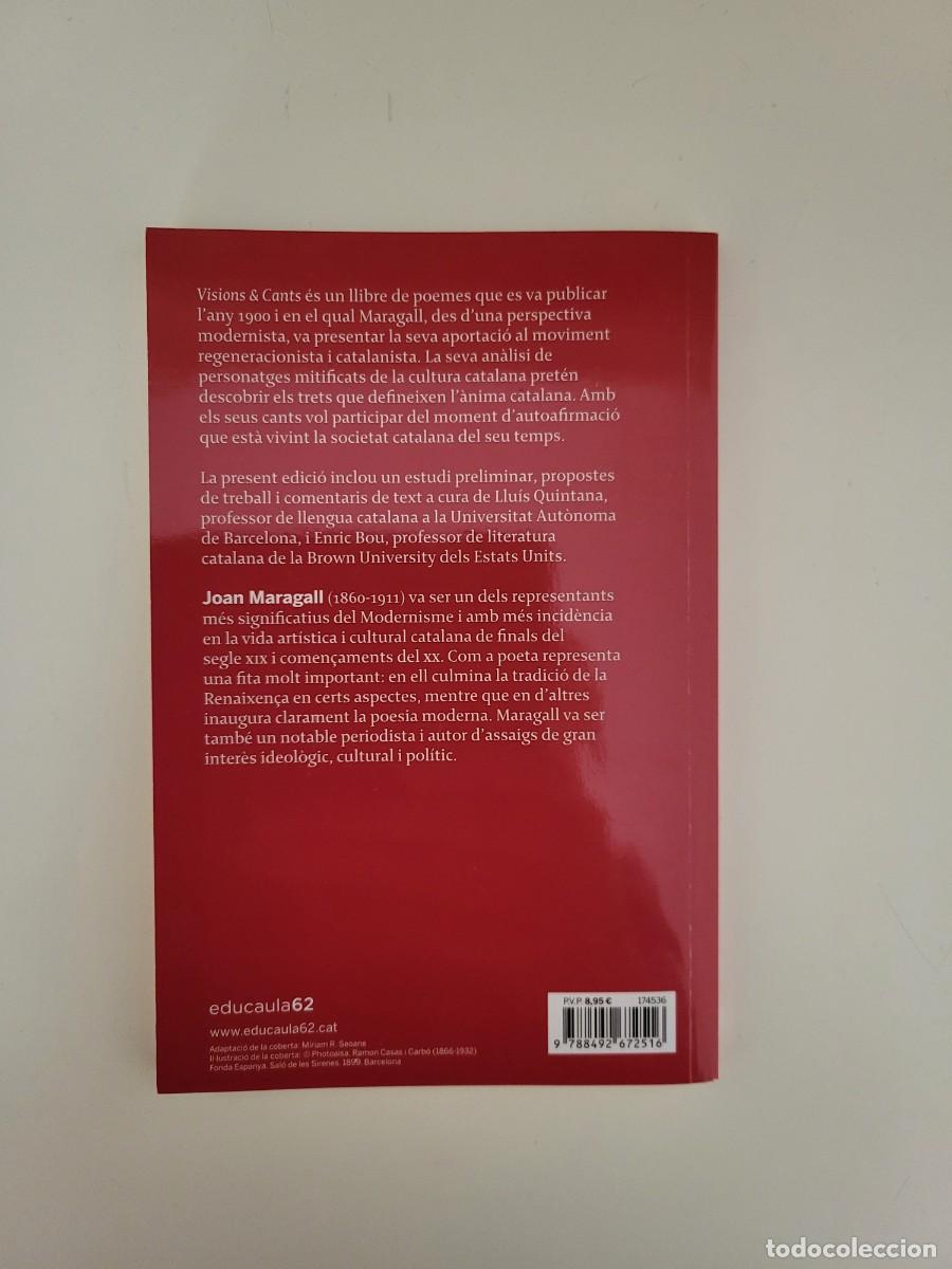 Libros de segunda mano: VISIONS & CANTS. JOAN MARAGALL - Foto 2