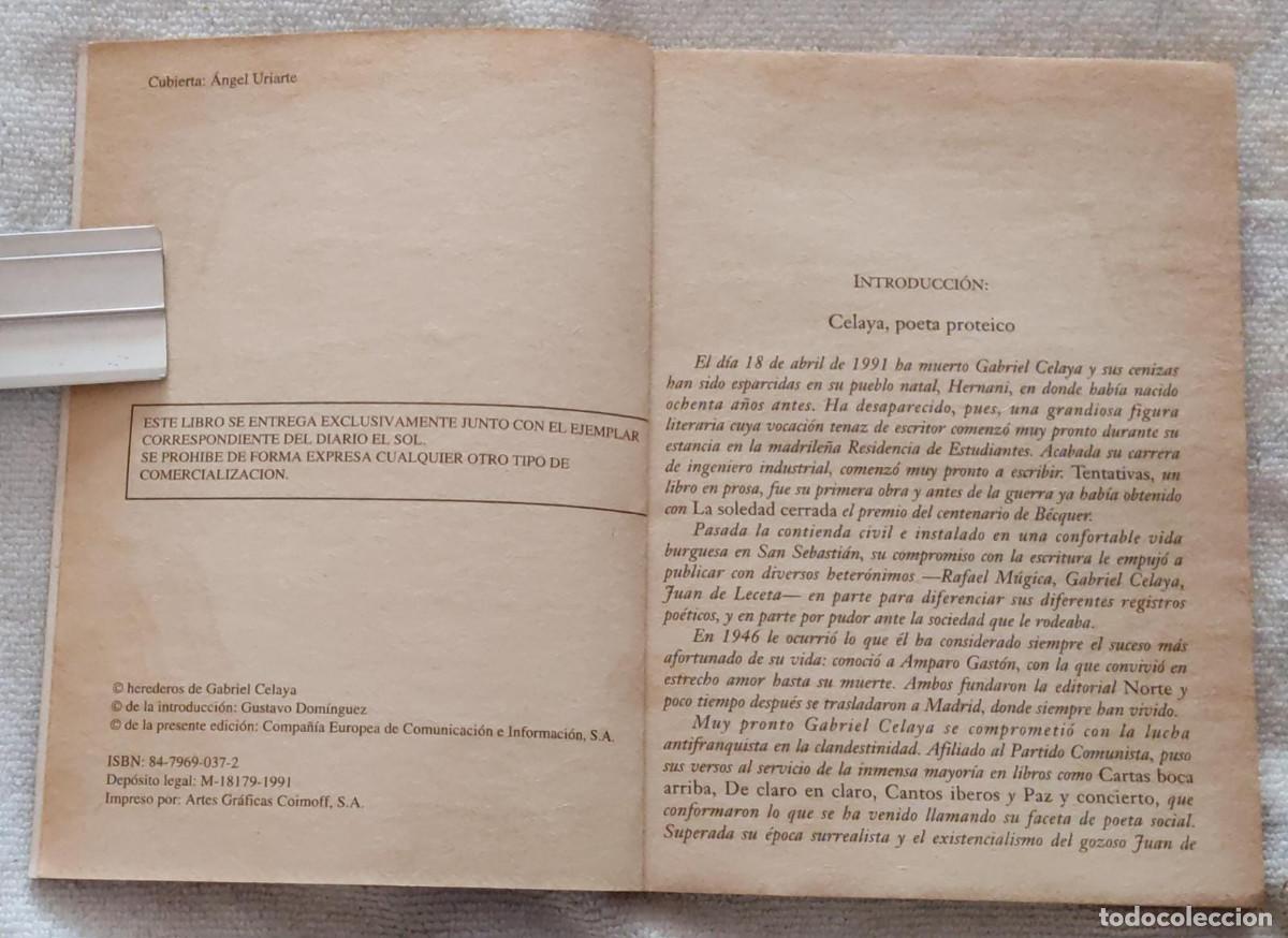 Libros de segunda mano: ANTOLOG&Iacute;A PO&Eacute;TICA. - Foto 3