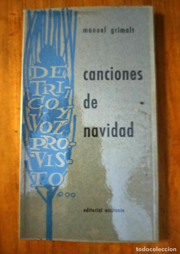 Libros de segunda mano: CANCIOINES DE NAVIDAD - Manuel Grimalt - Foto 1