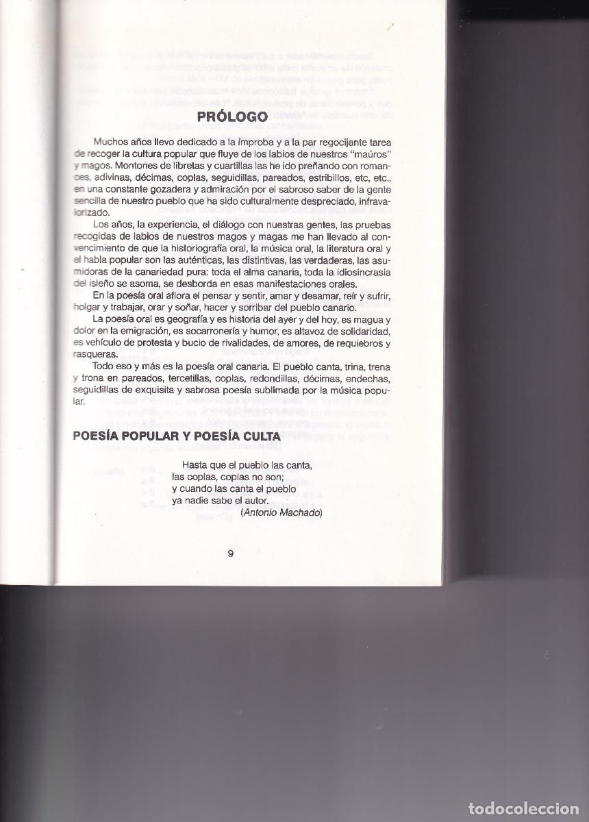 Libros de segunda mano: CANARIAS CANTA - FRANCISCO TRAJANO - Foto 3