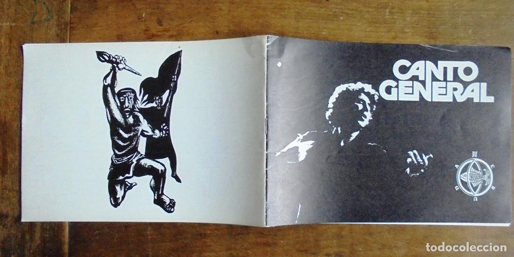 Libros de segunda mano: Opuscle Canto general, Pablo Neruda 1983 op&uacute;sculo - Foto 1