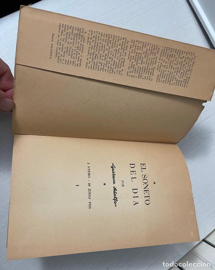 Libros de segunda mano: EL SONETO DEL D&Iacute;A Gustavo Adolfo - Foto 4
