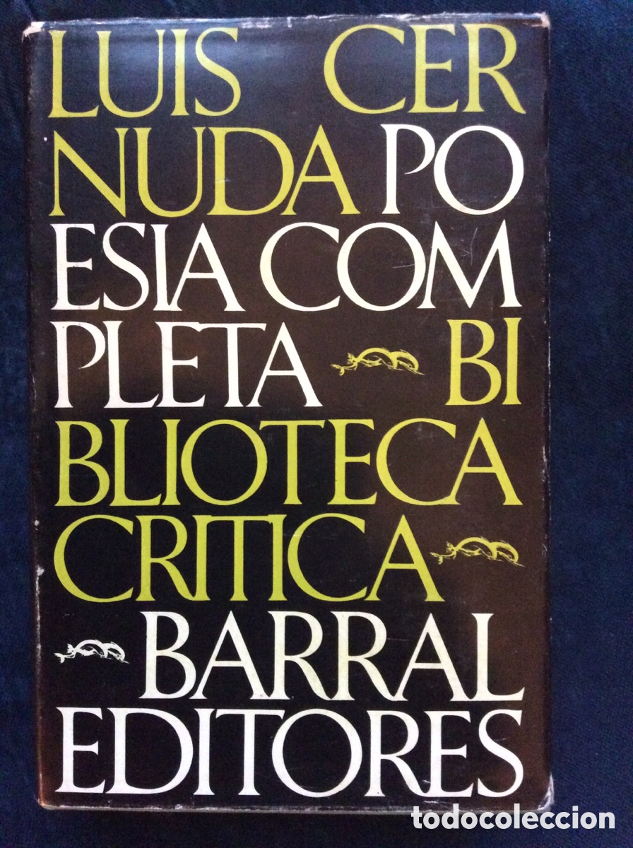 Libros de segunda mano: POESIA COMPLETA. PROSA COMPLETA. 2 VOLS. LUIS CERNUDA. - Foto 5