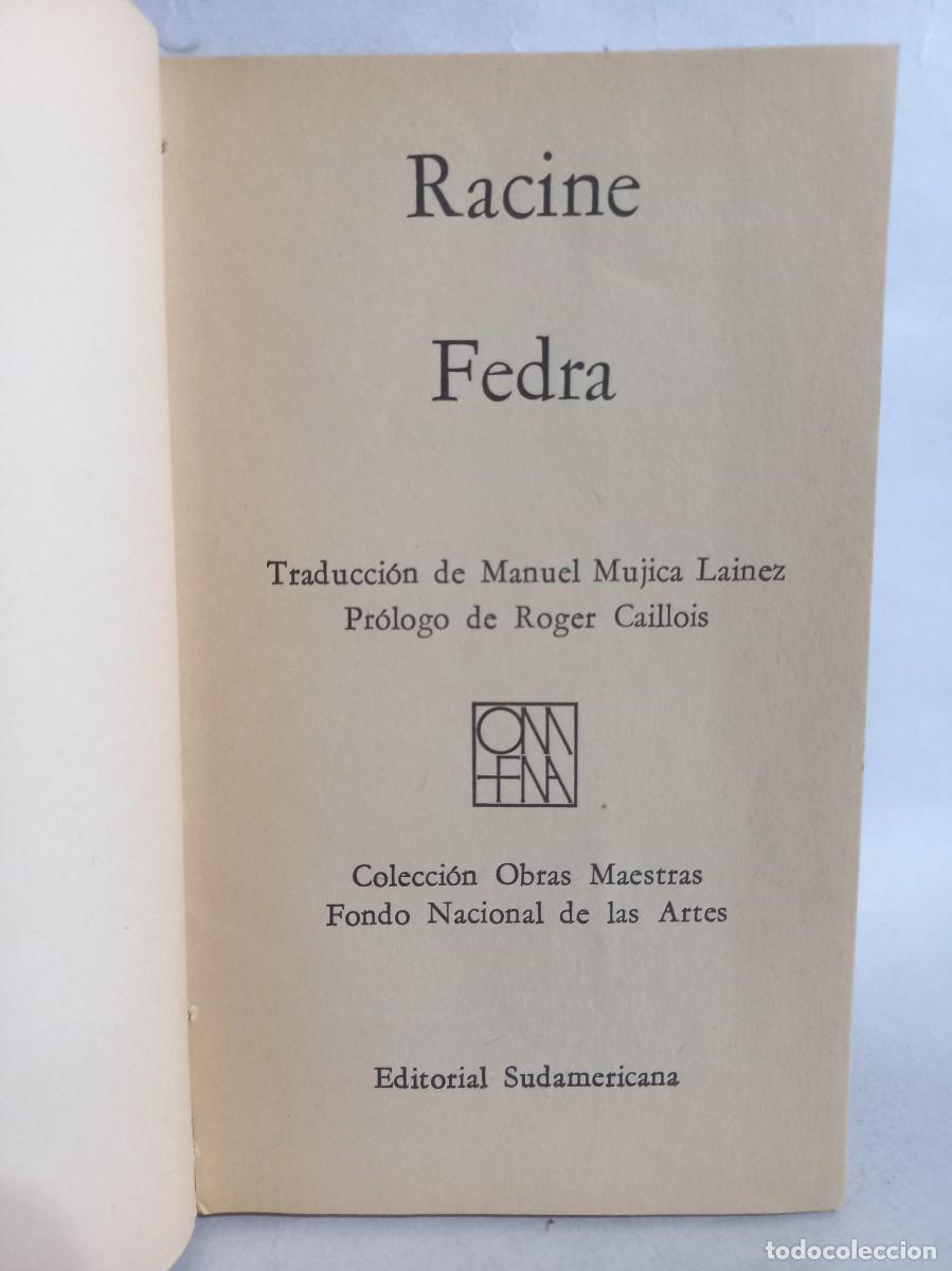 Libros de segunda mano: Racine - Fedra - 1972 - Foto 3