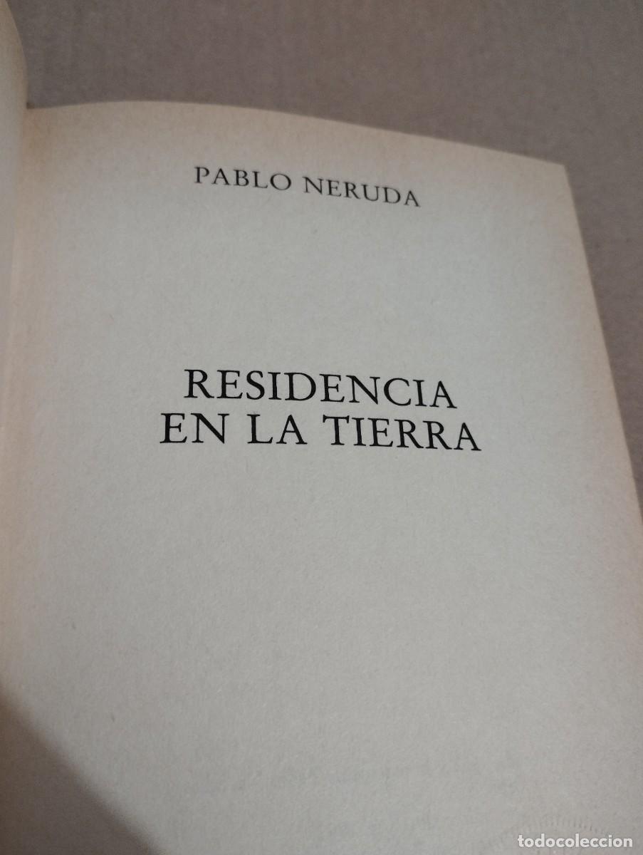 Libros de segunda mano: RESIDENCIA EN LA TIERRA (PABLO NERUDA) - Foto 2