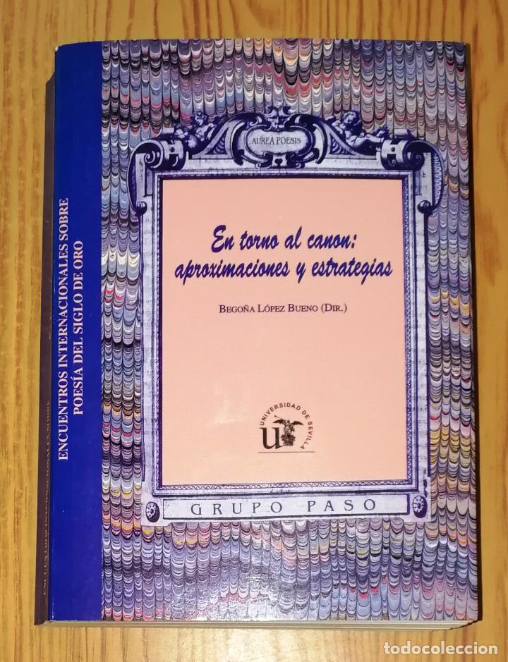 Gebrauchte B&uuml;cher: EN TORNO AL CANON : Aproximaciones y estrategias / VII Encuentro Internacional sobre Poes&iacute;a del Sigl