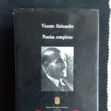 Libros de segunda mano: VICENTE ALEIXANDRE. POESIAS COMPLETAS. VISOR 2001.