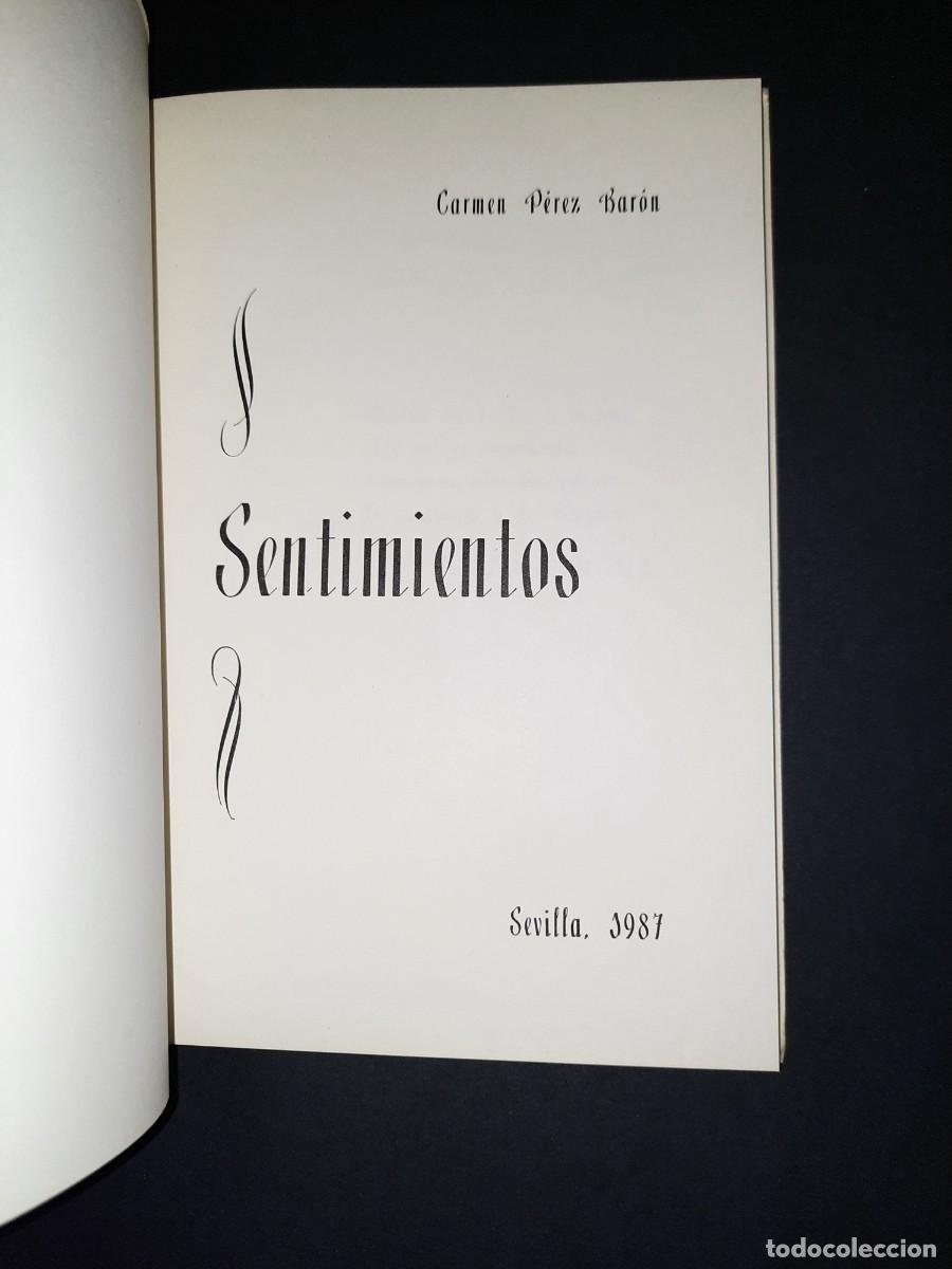 Libros de segunda mano: E1B2 SENTIMIENTOS CARMEN P&Eacute;REZ BARRON - Foto 5