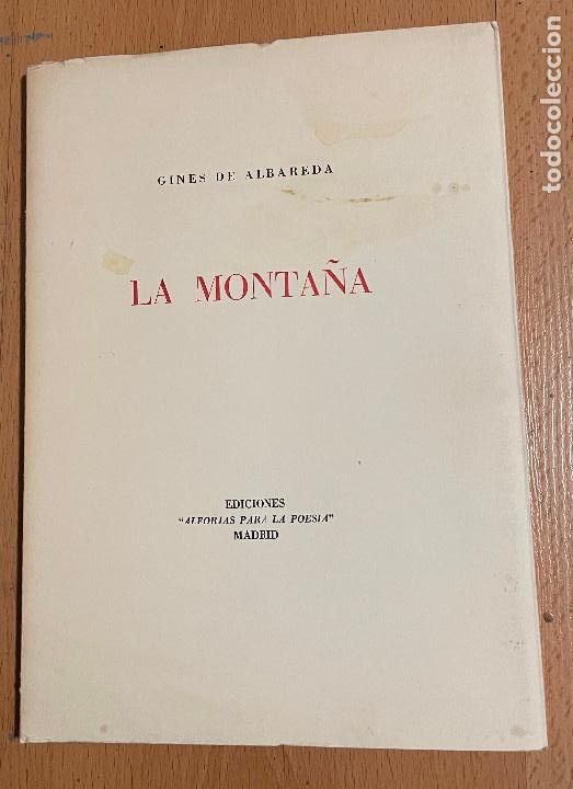 Libros de segunda mano: LA MONTA&Ntilde;A, Gines de Albareda - Foto 1