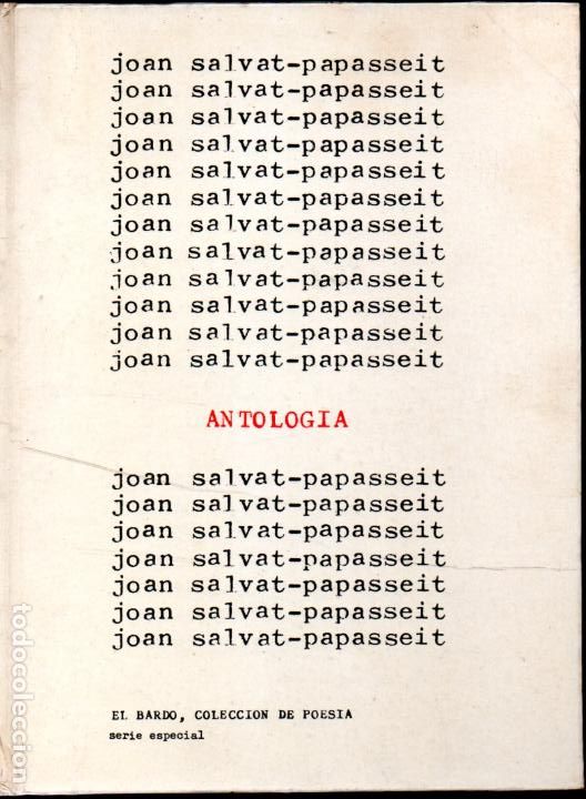 Libri di seconda mano: JOAN SALVAT PAPASSEIT : ANTOLOG&Iacute;A (EL BARDO, 1972)