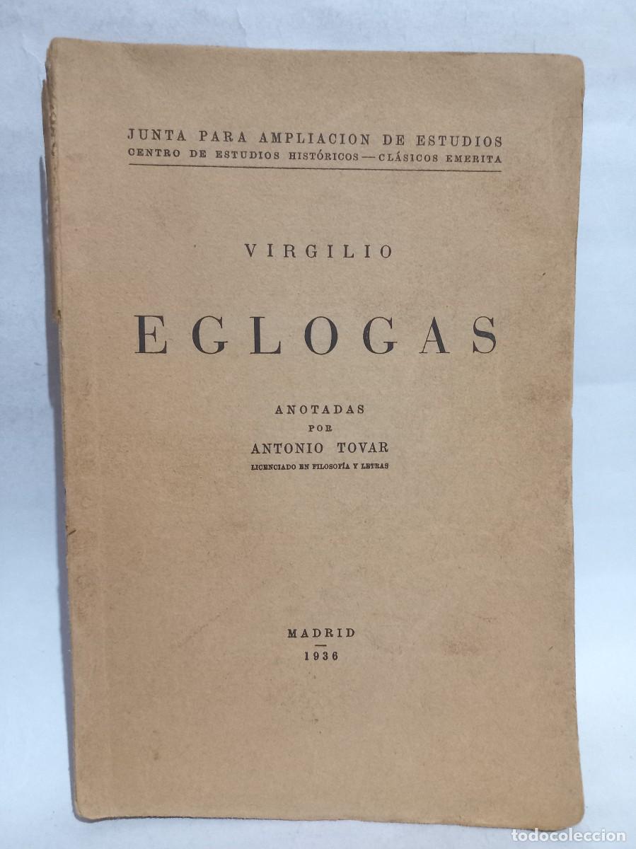 Libros de segunda mano: Virgilio - Eglogas - Primera edici&oacute;n - 1936 - Foto 1