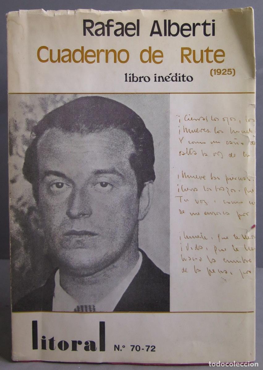 Libros de segunda mano: Cuaderno de Rute (1925). Rafael Alberti - Foto 1