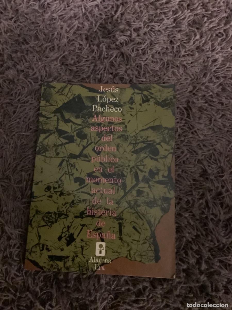 Libros de segunda mano: Poemas de Jes&uacute;s L&oacute;pez Pacheco - Foto 1