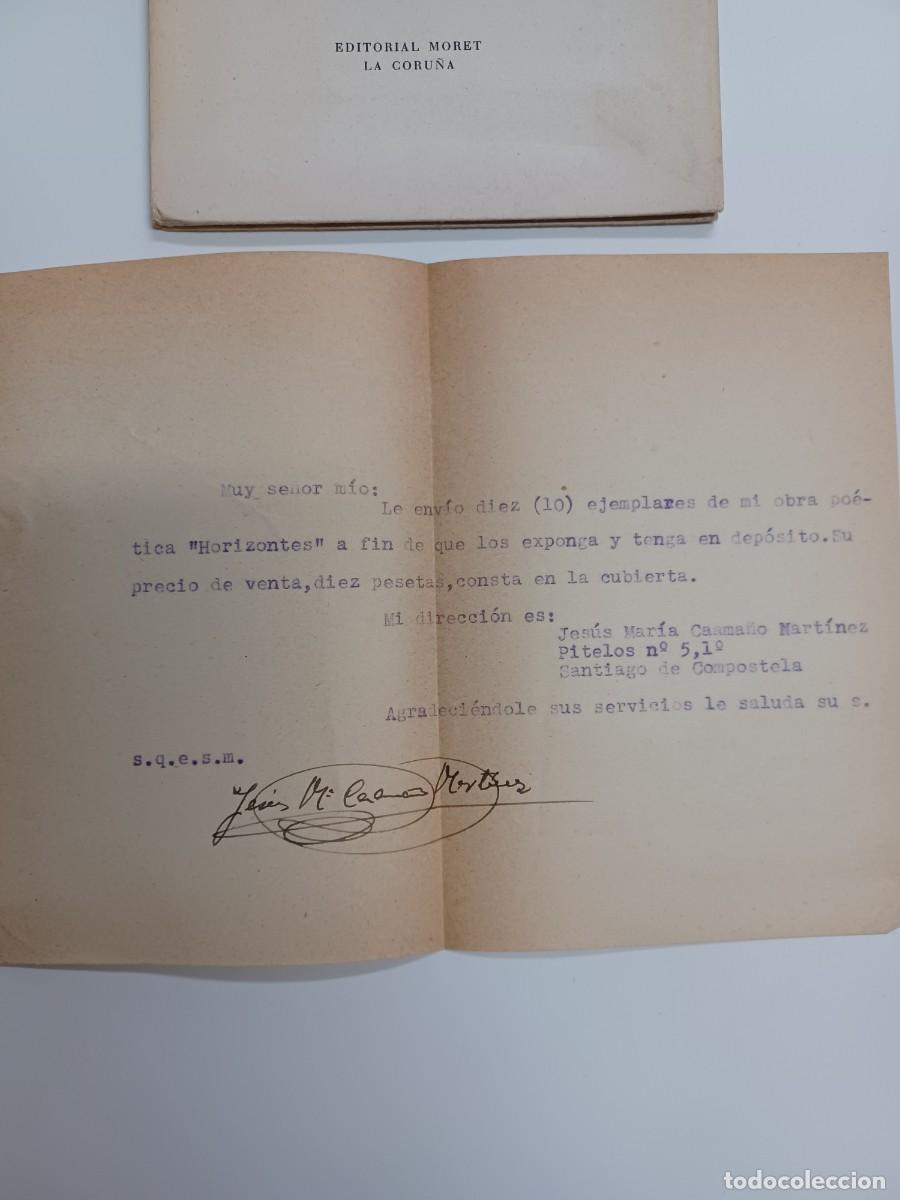 Libros de segunda mano: CAAMA&Ntilde;O MART&Iacute;NEZ, JES&Uacute;S MAR&Iacute;A. HORIZONTES - Foto 3