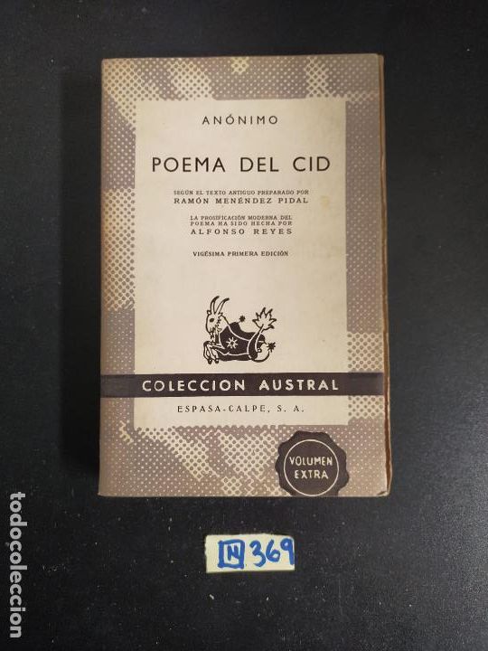 Libros de segunda mano: Poema del Cid - Foto 1