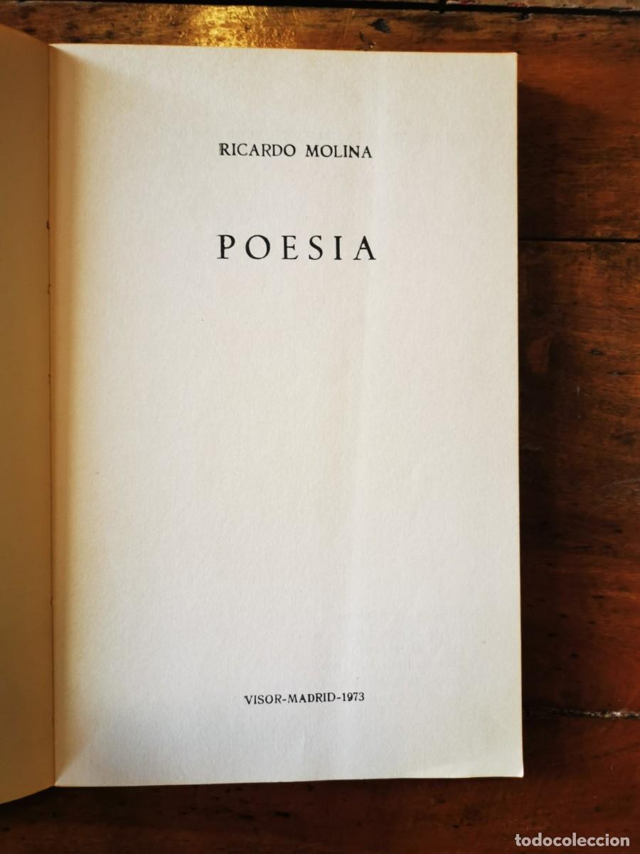 Libros de segunda mano: MOLINA, Ricardo. Poes&iacute;a - Foto 2
