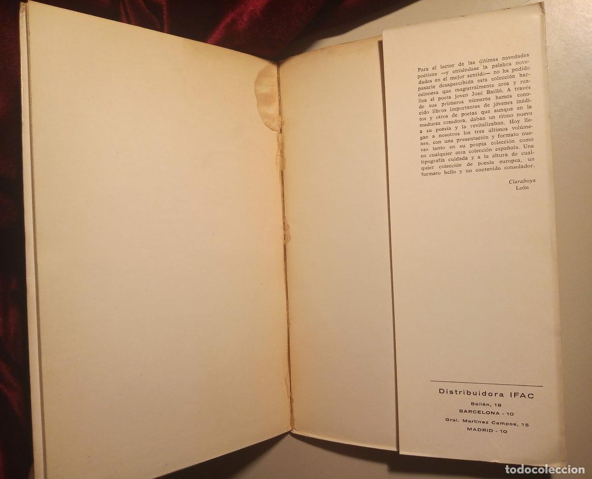 Libros de segunda mano: ARDE EL MAR. 1&ordf; edici&oacute;n. GIMFERRER, Pedro. 1966 - Foto 5
