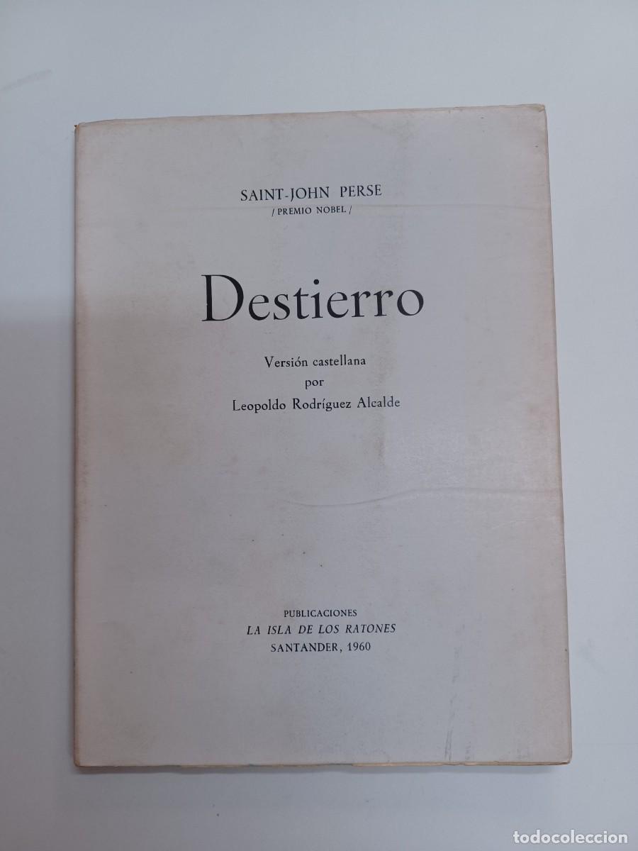 Libros de segunda mano: PERSE, SAINT-JOHN. DESTIERRO - Foto 1