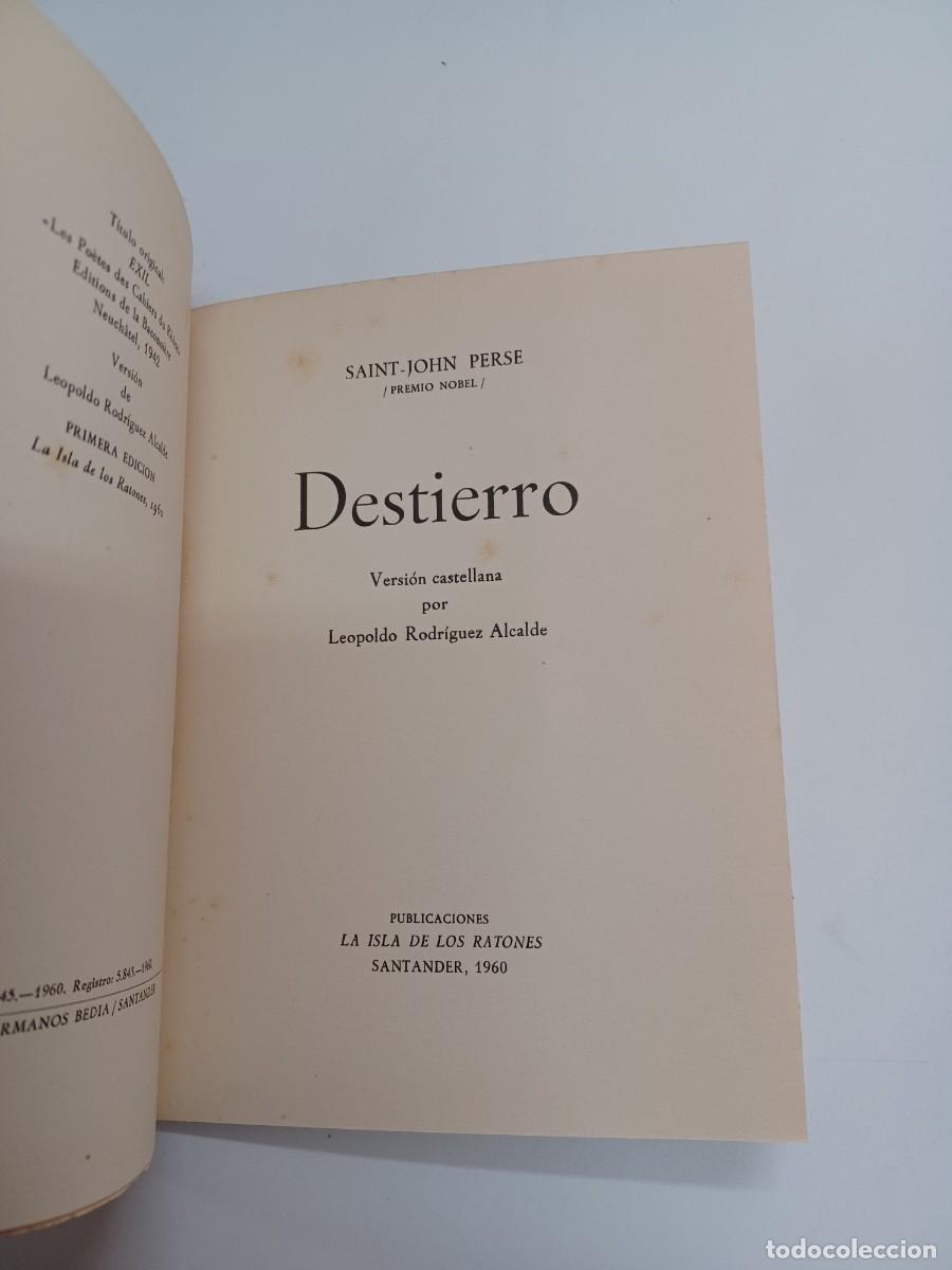 Libros de segunda mano: PERSE, SAINT-JOHN. DESTIERRO - Foto 3