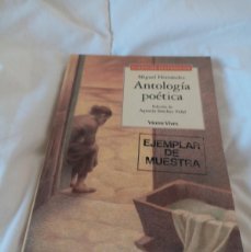 Libros de segunda mano: MIGUEL HERNANDEZ ANTOLOGIA POETICA EDICION DE AGUSTIN SANCHEZ VIDAL VIVENS VIVES