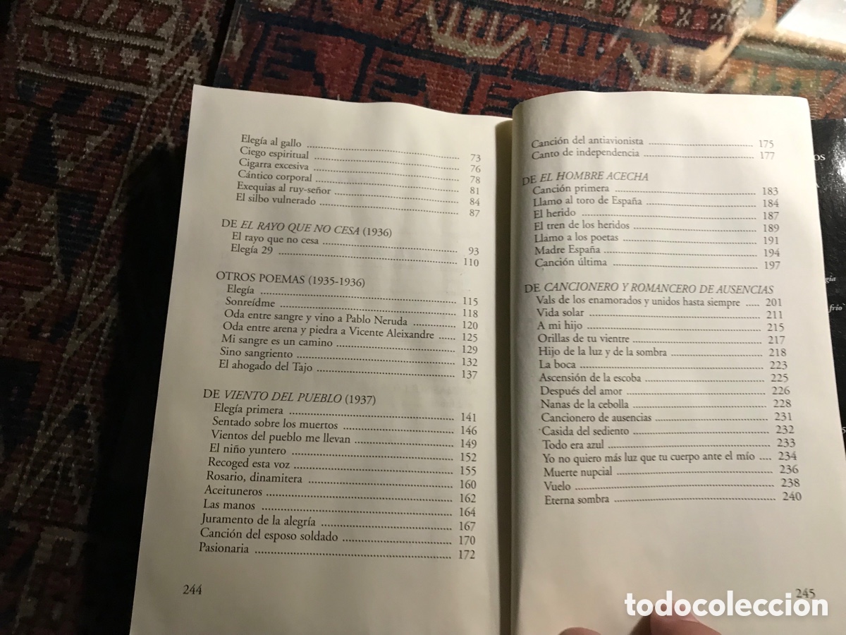 Libros de segunda mano: Miguel Hern&aacute;ndez. Antolog&iacute;a. Visor - Foto 5