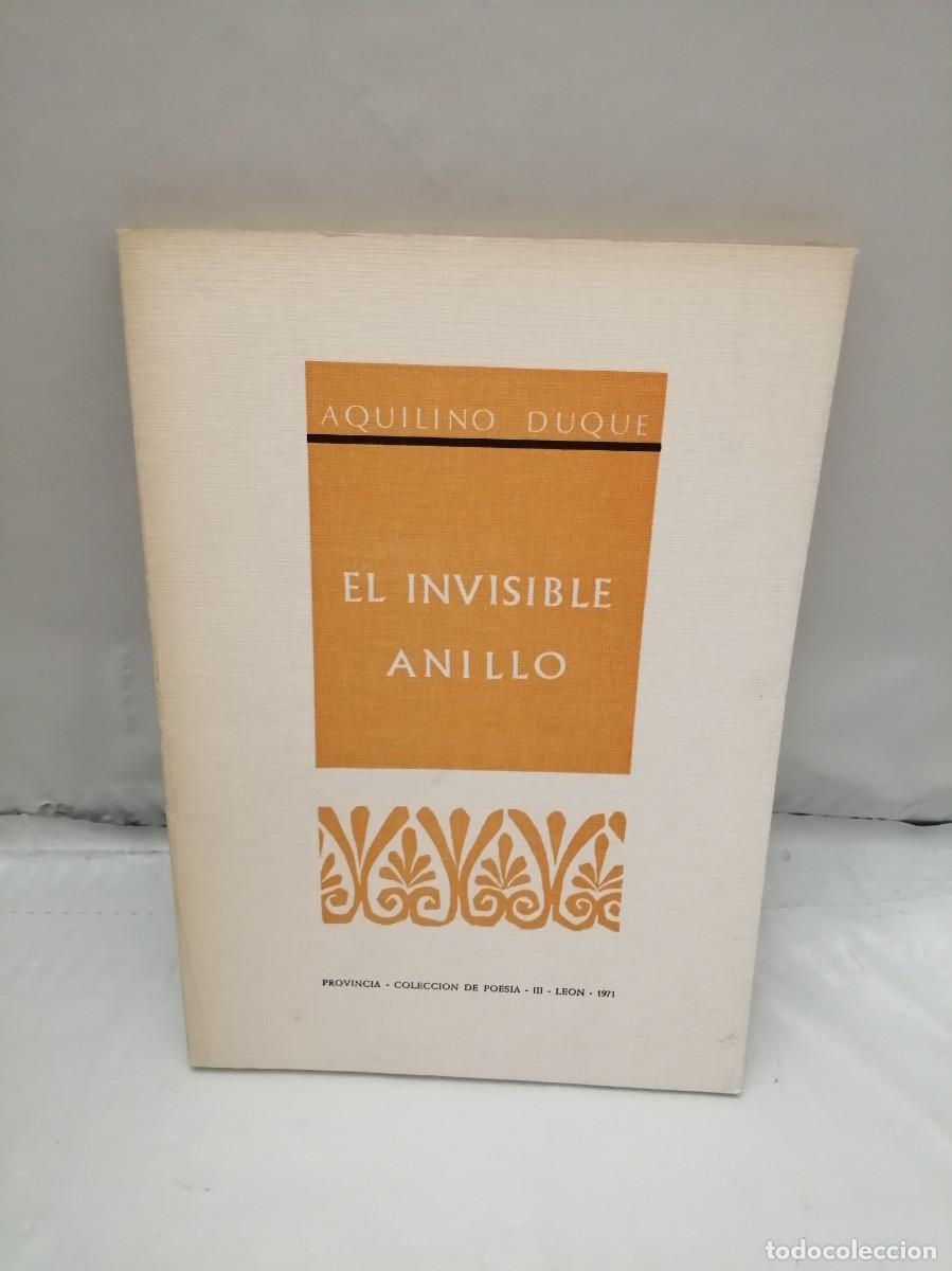 Libros de segunda mano: El invisible anillo (Primera edici&oacute;n) - Foto 1