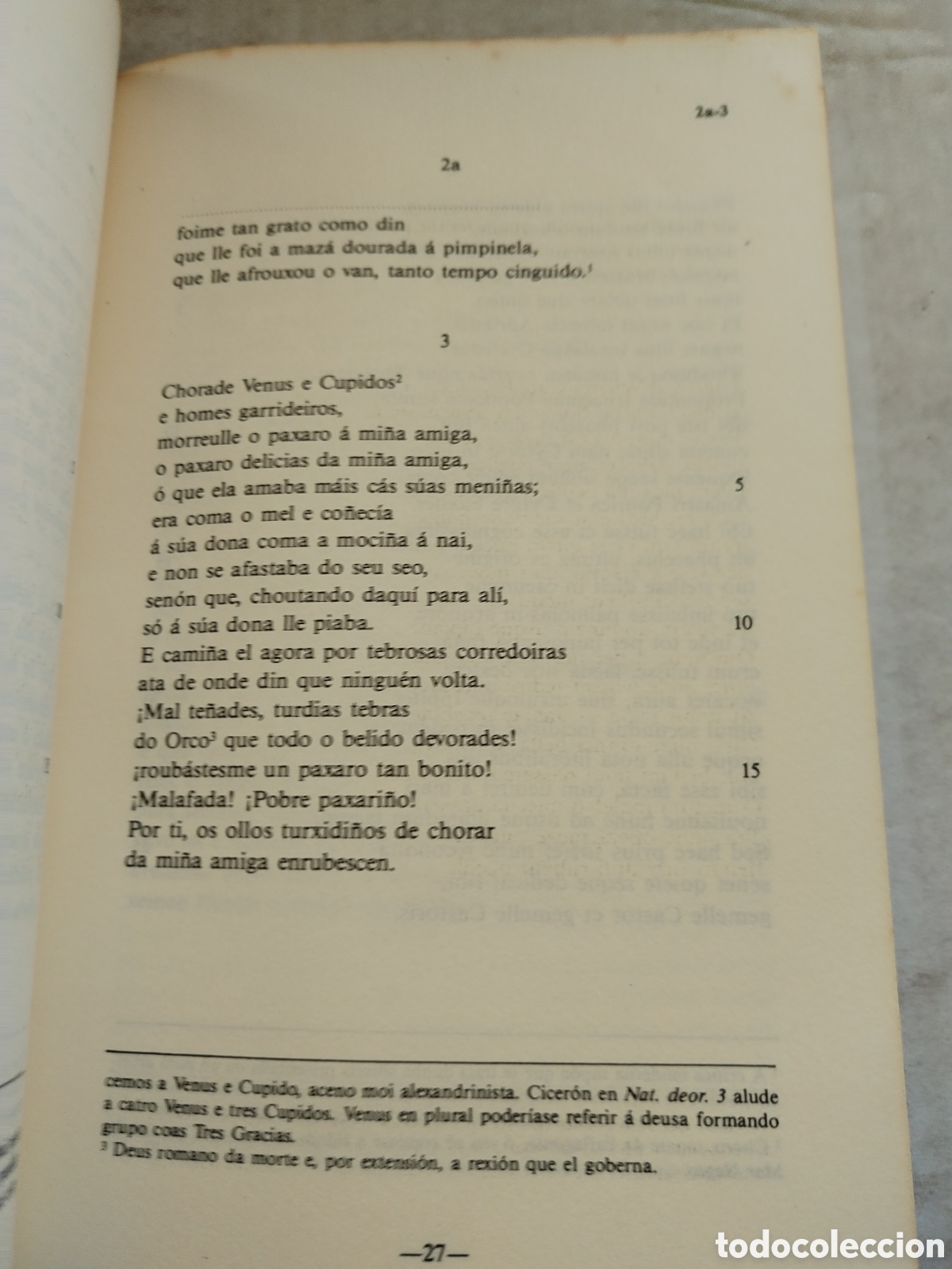 Libros de segunda mano: CATULO/POEMAS (GALLEGO) - Foto 3