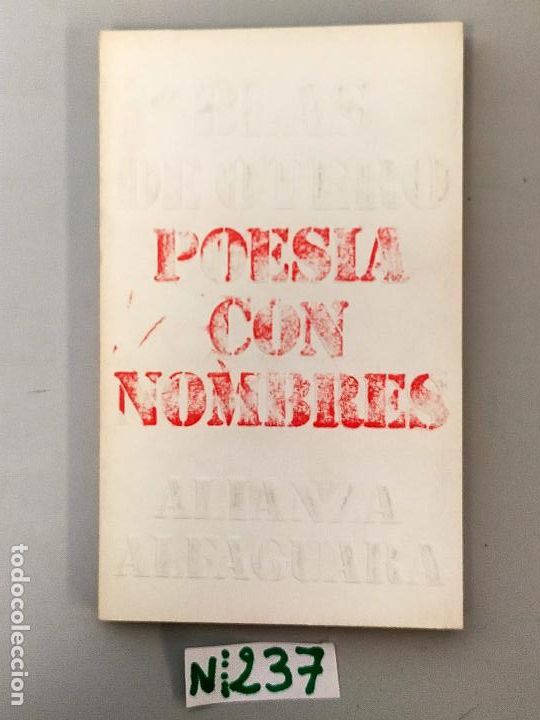 Libros de segunda mano: Poes&iacute;a con nombres - Foto 1