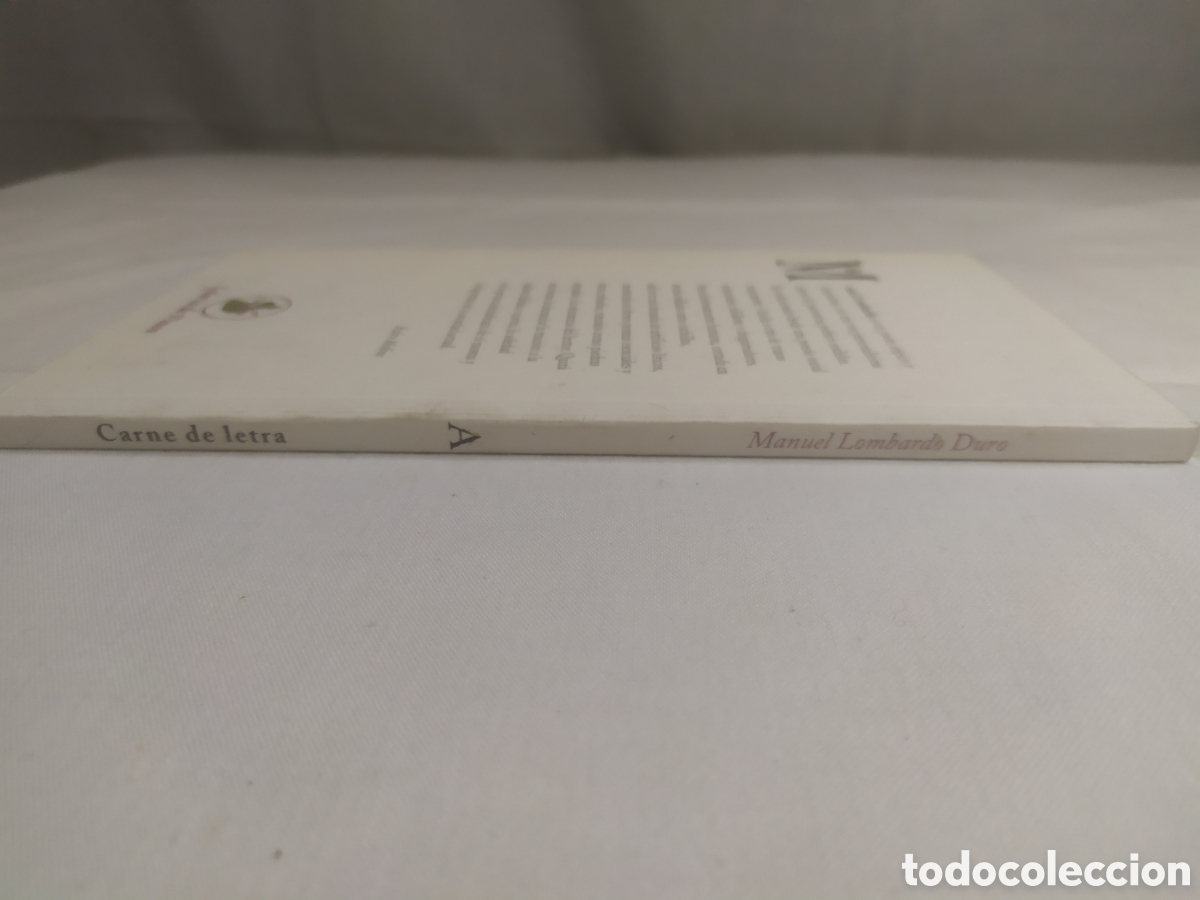 Libros de segunda mano: Carne de letra. Manuel Lombardo, 2004 - Foto 2